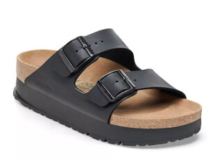 Arizona flex platform bf birkenstock 1027395 moterims juoda sievietēm melna 1027395 cena un informācija | Iešļūcenes, čības sievietēm | 220.lv