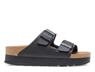 Arizona flex platform bf birkenstock 1027395 moterims juoda women's black 1027395 цена и информация | Шлепанцы, тапочки для женщин | 220.lv