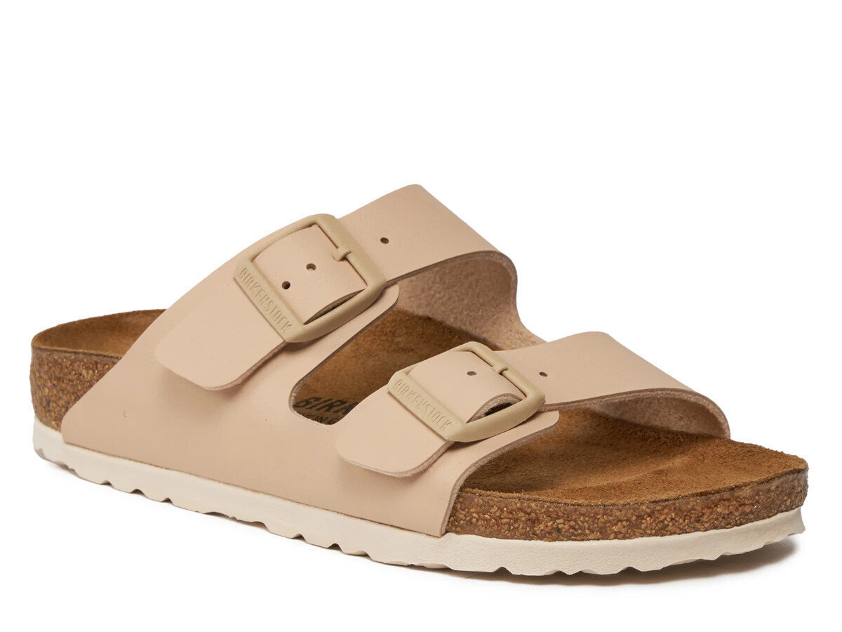 Āra iešļūcenes sievietēm Birkenstock Arizona bf 1027723, bēšas cena un informācija | Iešļūcenes, čības sievietēm | 220.lv