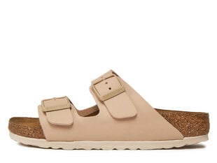 Arizona bf birkenstock 1027723 moterims smelio spalvos women's beige 1027723 цена и информация | Шлепанцы, тапочки для женщин | 220.lv