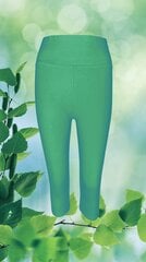 Леггинсы-бриджи для женщин Kinga, зеленые цена и информация | Женские брюки | 220.lv