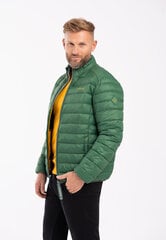 Зеленая легкая стеганая куртка J-ELZO цена и информация | Мужские куртки | 220.lv