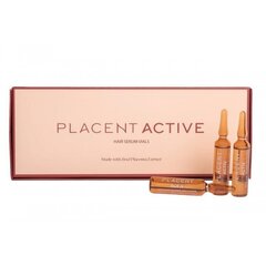 Cерум для роста волос Placent Activ Milano Hair Care Vials, 12x6 мл цена и информация | Средства для укрепления волос | 220.lv