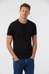 T-krekls vīriešiem Lee Cooper, melns cena un informācija | Vīriešu T-krekli | 220.lv