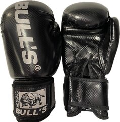 Боксерские перчатки Bulls черные цена и информация | Боевые искусства | 220.lv