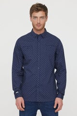 Рубашки M JACOB 8315 BLUE M JACOB 8315 BLUE-XXL цена и информация | Мужские рубашки | 220.lv