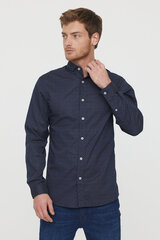 Рубашки M JACOB 8315 BLUE M JACOB 8315 BLUE-XXL цена и информация | Мужские рубашки | 220.lv