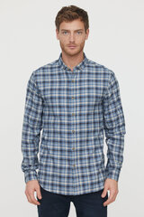 Рубашки M JACOB 8315 BLUE M JACOB 8315 BLUE-XXL цена и информация | Мужские рубашки | 220.lv