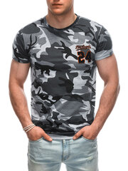 T-krekls vīriešiem S1926, pelēks cena un informācija | Vīriešu T-krekli | 220.lv