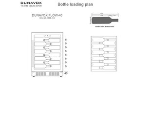 Dunavox DAUF-40.138B цена и информация | Винные холодильники | 220.lv