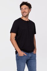 рубашка-поло - черная v2 om-poss-0127 125001-7 цена и информация | Мужские футболки | 220.lv