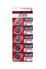 батарейки maxell 5 шт. цена и информация | Батарейки | 220.lv