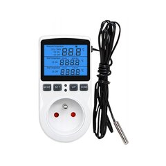 Termostats ar 230 v kontaktligzdu cena un informācija | Taimeri, termostati | 220.lv
