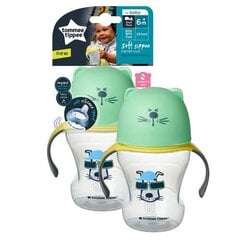 Tommee Tippee Soft Sippee dzēriena krūzīte 230ml cena un informācija | Bērnu pudelītes un to aksesuāri | 220.lv