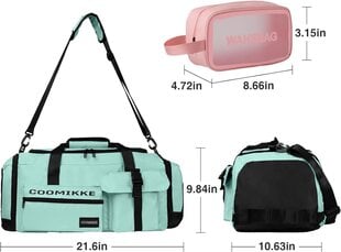 Спортивная сумка с функцией рюкзака, зеленая цена и информация | Рюкзаки и сумки | 220.lv