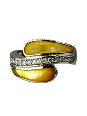 Stella jewelry серебряное кольцо для женщин с родиевым покрытием и синтетическими камнями, LR00136D цена и информация | Кольца | 220.lv