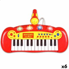 Bērnu interaktīvās klavieres ar mikrofonu Bontempi, 6 gab. cena un informācija | Attīstošās rotaļlietas | 220.lv