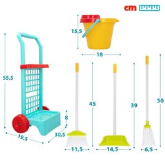 Rotaļlietu tīrīšanas ratiņi Colorbaby 5 d. cena un informācija | Attīstošās rotaļlietas | 220.lv