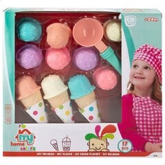 Rotaļlietu saldējuma komplekts CB Toys, dažādas krāsas, 17gab. cena un informācija | Rotaļlietas meitenēm | 220.lv
