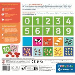 Izglītojošā spēle Les chiffres tactiles Clementoni, FR цена и информация | Настольная игра | 220.lv
