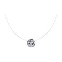 Stella jewelry rodēta sudraba kaklarota sievietēm ar sintezētiem akmeņiem, 87070018-91 cena un informācija | Kaklarotas | 220.lv
