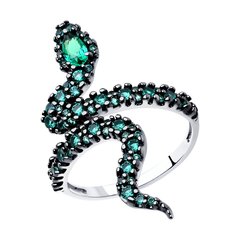 Stella jewelry rodēta sudraba gredzens sievietēm ar sintezētiem akmeņiem, 94013675-91 cena un informācija | Gredzeni | 220.lv