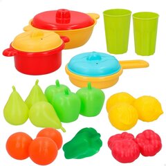Rotaļu virtuves instrumentu komplekts CB Toys, dažādas krāsas, 24 gab. cena un informācija | Rotaļlietas meitenēm | 220.lv