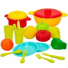 Rotaļu virtuves piederumi Colorbaby, dažādas krāsas, 20 gab. цена и информация | Игрушки для девочек | 220.lv