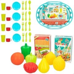 Rotaļu virtuves piederumi Colorbaby, 34 gab. цена и информация | Игрушки для девочек | 220.lv