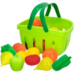 Rotaļu iepirkumu groziņš ar dārzeņiem Colorbaby, dažādas krāsas, 22 gab. cena un informācija | Rotaļlietas meitenēm | 220.lv