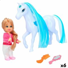 Lelle ar bantīti Colorbaby Bella, 6 gab. цена и информация | Игрушки для девочек | 220.lv