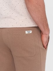 спортивные штаны - коричневые v2 om-pabs-0206 125196-7 цена и информация | Мужские брюки | 220.lv