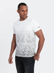 футболка хлопковая - белая v1 om-tspt-22ss-001 125215-7 цена и информация | Мужские футболки | 220.lv