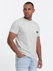 Повседневная футболка с накладными карманами — бледно-зеленый v2 om-tsct-0109 125229-7 цена и информация | Мужские футболки | 220.lv