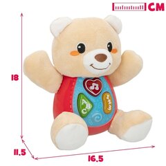 Plīša rotaļlieta ar skaņām Winfun Bear, 12 gab. cena un informācija | Mīkstās (plīša) rotaļlietas | 220.lv