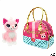 Plīša rotaļlieta Funville Cutekins, rozā цена и информация | Мягкие игрушки | 220.lv