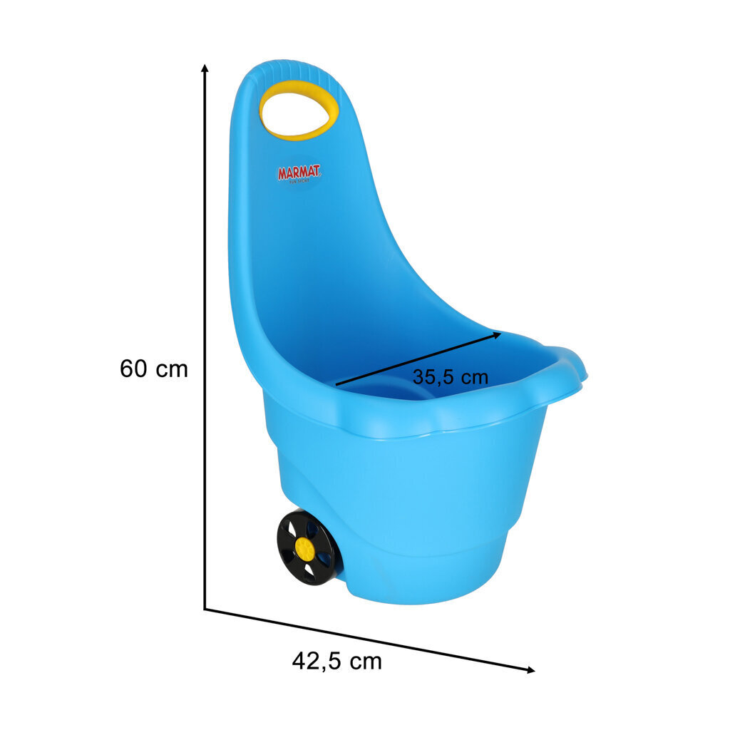 Daudzfunkcionāli bērnu rati Marmat, zili cena un informācija | Ūdens, smilšu un pludmales rotaļlietas | 220.lv