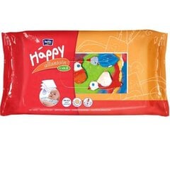 Салфетки Bella Baby Happy с витамином E, 64 шт. цена и информация | Одноразовые пеленки и влажные салфетки | 220.lv