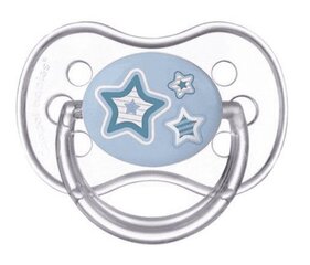 Комплект Силиконовых Сосок Canpol Newborn Baby 0-6м, симметричные, модель 22/850, цвет синий, 1 шт. цена и информация | Пустышки | 220.lv