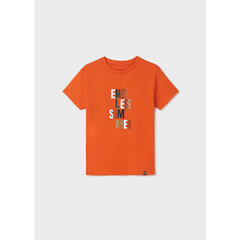 T-Krekls zēniem Mayoral, oranžs cena un informācija | Zēnu krekli | 220.lv