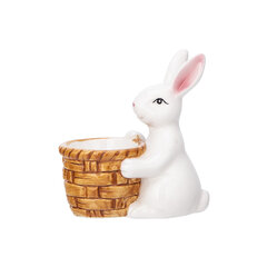 чашка для яиц заяц с корзинкой цена и информация | Посуда, тарелки, обеденные сервизы | 220.lv