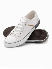 кроссовки с заклепками - белые v3 om-fotl-0147 125279-Z цена и информация | Мужские ботинки | 220.lv