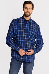 Рубашки M JACOB 8315 BLUE M JACOB 8315 BLUE-XXL цена и информация | Мужские рубашки | 220.lv