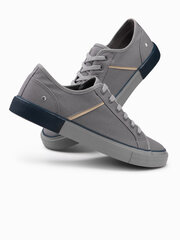 кроссовки с заклепками - серый v4 om-fotl-0147 125280-Z цена и информация | Мужские ботинки | 220.lv
