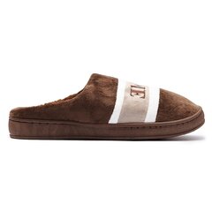 Тапочки домашние коричневые 42/43 66-5 BROWN 42/43 цена и информация | Мужские шлепанцы, босоножки | 220.lv