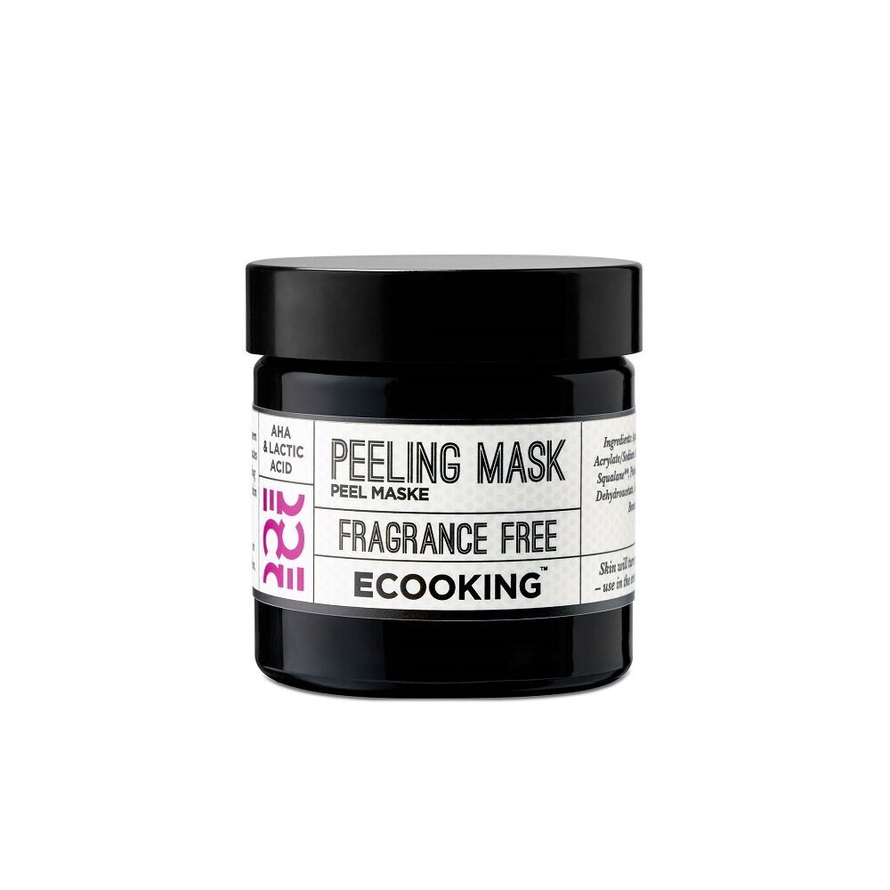 Dziļi attīroša skrubējoša sejas maska ​​ar AHA skābēm Ecooking Peeling Mask, 50ml цена и информация | Sejas maskas, acu maskas | 220.lv