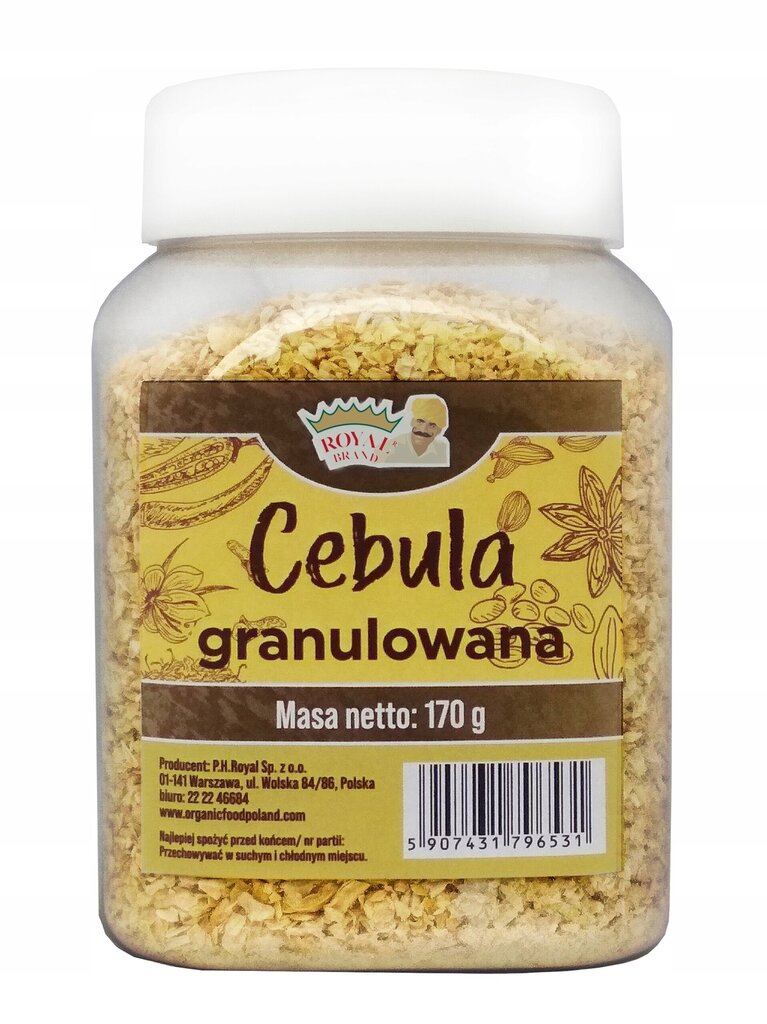 Granulēti sīpoli Royal Brand, 170 g cena un informācija | Garšvielas, garšvielu komplekti | 220.lv