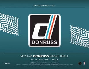 Баскетбольные карточки Panini Donruss 2023/2024 Value Pack, 30 шт. цена и информация | Коллекционные карточки | 220.lv