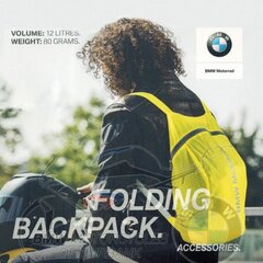 Складной рюкзак BMW Motorrad Ride, 12 л, жёлтый цена и информация | Велорюкзаки | 220.lv
