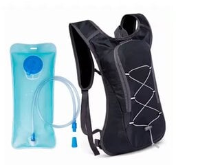 Спортивный водонепроницаемый рюкзак для гидратации, 2 л, черный цена и информация | Велорюкзаки | 220.lv